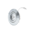 INTERLight IP44 led spot 6W Ø88mm 2700K chroom dimbaar incl. driver (IL-DC636DMS)