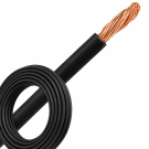 VOBs draad 6mm2 (H07V2-K) 90°C zwart - per rol 100 meter (309006001)