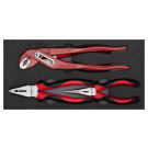 GEDORE RED tangenset geleverd in 1/3 CT-module 4-delig (R22150018)