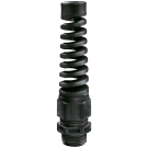 Wiska wartel PG9 doorlaat 4-8mm met knikbeschermer- zwart (10061872)