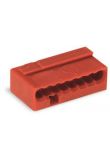 Wago micro steekklem 8-voudig 0,6-0,8mm2 rood per 50 stuks (243-808)