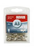 Novus rivet blinkklinknagel A3 X 8 Alu SB, 30 pcs. (045-0021)