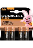 Duracell Plus alkaline batterijen 100 AA 1,5V - verpakking 4 stuks (D140851)