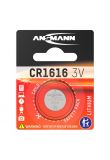 Ansmann batterij lithium knoopcel CR1616 / 3V - verpakking per 1 stuk (5020132)
