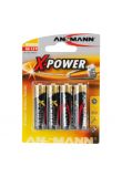 Ansmann X-Power alkaline batterij AA / 1,5V - verpakking per 4 stuks (5015663)