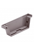 ESLON PVC eindstuk links voor bakgoot type 180 - grijs (10533)