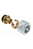 Bonfix euroconus adapter (pilaar, ring en wartel) voor kunststofbuis 16mm x 2,0mm - per 2 stuks (73010)