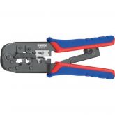 KNIPEX krimptang voor RJ11/12 en RJ45 (6 en 8 polig) K1175 (975110 SB)
