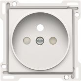 Niko afwerking voor stopcontact met penaarde en kinderveiligheid inbouwdiepte 21mm - Original White (101-66101)