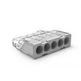 Conex transparante mini S steekklem 5-voudig massief 0,2-2,5mm2 per 75 stuks (CH 2150S)