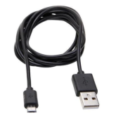Kopp USB-A oplaadkabel naar USB-micro 1,5 meter - zwart (33367161)