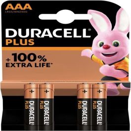 Voorman lunch Zij zijn Duracell Plus alkaline batterijen 100 AAA 1,5V - verpakking 4 stuks  (D141117) | Elektramat