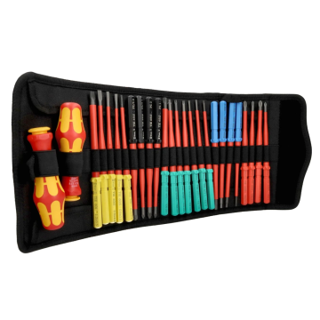 Wera schroevendraaierset met verwisselbare klingen Kraftform VDE - 26-delig (05006617001)