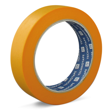 TechnoTape maskingtape 24mm x 50 meter oranje (TTA03283)