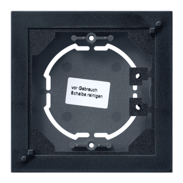 Gira opbouw behuizing 1-voudig vlak - systeem 55 zwart mat (0219005)