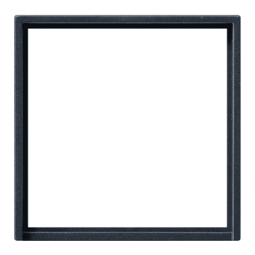 Gira adapterraam vierkant 50x50mm - systeem 55 zwart mat (0282005)