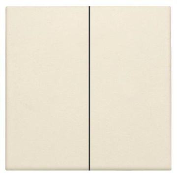Niko afwerkingsset voor dubbele elektronische schakelaar of drukknop - Original Cream (100-31004)