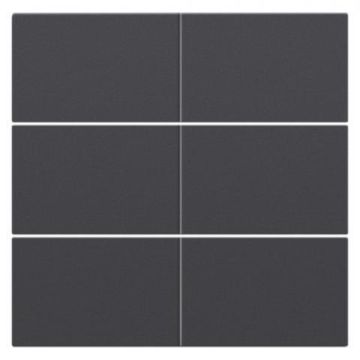 Niko afwerkingsset 6-voudig 24V anthracite coated (122-60050)