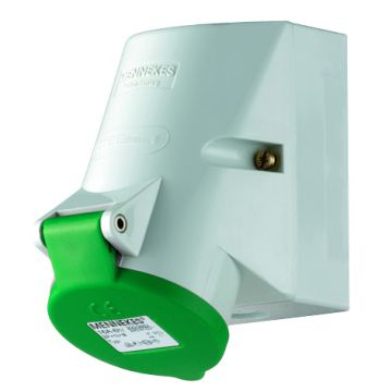 Mennekes CEE stopcontact 4-polig 50-500V 2H 16A IP44 (1727)