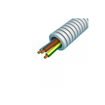 Snelflex flexibele buis VOB draad 3x2.5mm en 2x1.5mm - 20mm rol 100 meter (SF3G25/2x15Z)