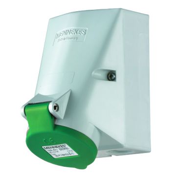 Mennekes CEE stopcontact 4-polig 50-500V 2H 16A IP44 (1754)
