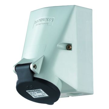 Mennekes CEE stopcontact 5-polig 500V 7H 16A IP44 TwinCONTACT (1757)