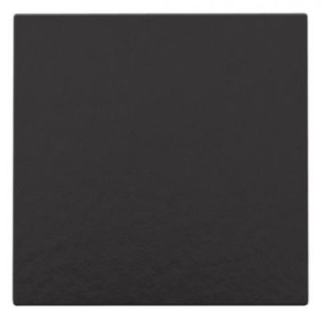Niko centraalplaat voor elektronische schakelaar, drukknopdimmer of drukknopschakelaar - Pure Bakelite Piano Black (200-31002)