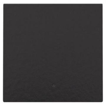 Niko centraalplaat met lens voor elektronische schakelaar of drukknop - Niko Pure Bakelite Piano Black (200-32002)