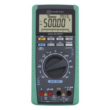 Kyoritsu digitale TRMS multimeter, incl. logging functie (010610001B)