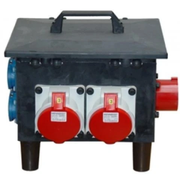 Hateha draagbare 6-voudige stroomverdeler 32A 400V IP44 (21.R32-011-4)