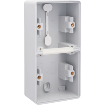 Niko Hydro waterdicht opbouwdoos 2-voudig - grijs (700-83201)