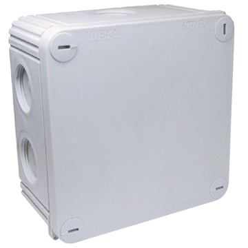 Wiska kabeldoos 10-voudige invoer IP67 - grijs (10060531)