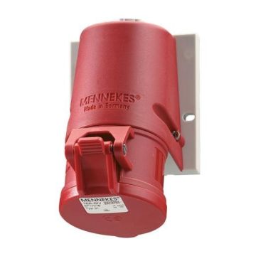 Mennekes CEE stopcontact 4-polig 400V 6H 32A IP44 TwinCONTACT (1348)