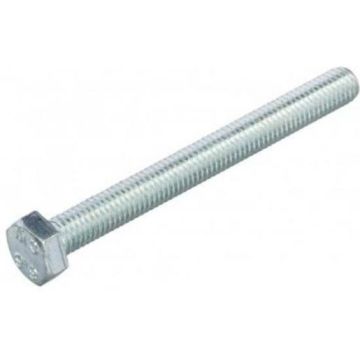 Hoenderdaal tapbout M10x30mm SW-17 verzinkt DIN933 klasse 8.8 voldraad - 200 stuks (1840.11.69201)