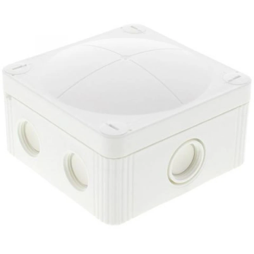 Wiska combi 407 kabeldoos 95x95mm compleet met 3 wartels ESKV20plus - wit (407/3)