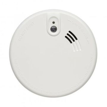 Firex optische rookmelder 230V met 10-jaars lithium backup batterij - bedraad koppelbaar (KF20R)