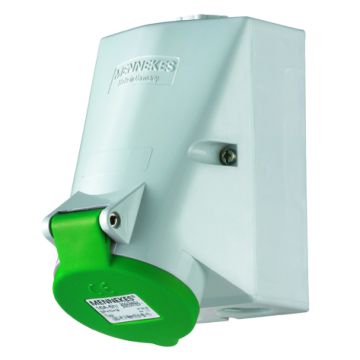 Mennekes CEE stopcontact 5-polig 50-500V 10H 16A IP44 (3046)