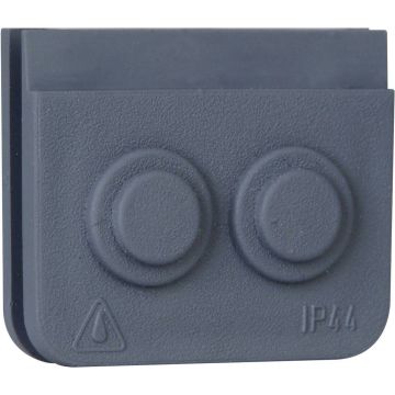 Kopp blue electric kabeldoorvoer 2-delig grijs