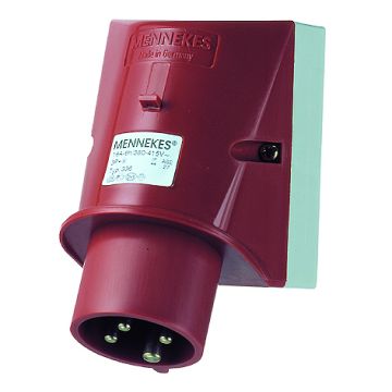 Mennekes CEE toestelcontactdoos 4-polig 400V 6H 16A IP44 (3368)