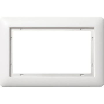 Gira afdekplaat 1,5-voudig - standaard 55 zuiver wit mat (100104)
