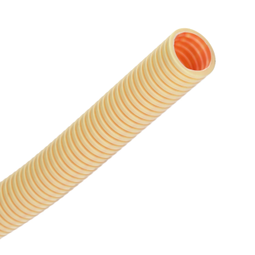 PIPELIFE flexibele buis met extra gladde binnenlaag 25mm - crème per rol 50 meter (1196074000)