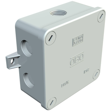 OBO kabeldoos 94X94X45 inclusief 3xM20 wartels IP67 (B 9 K M)