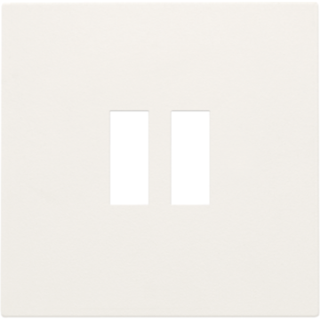 Niko centraalplaat voor dubbele USB-A-lader - Original White (101-68001)