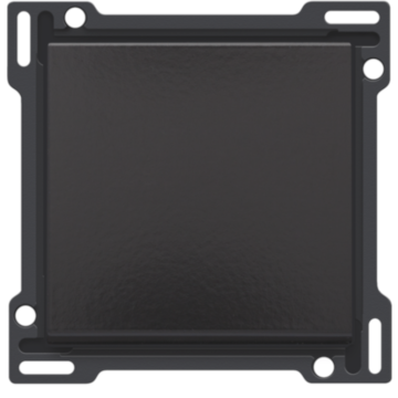 Niko centraalplaat voor enkelvoudige schakelaar of drukknop - Pure Bakelite Piano Black (200-61105)