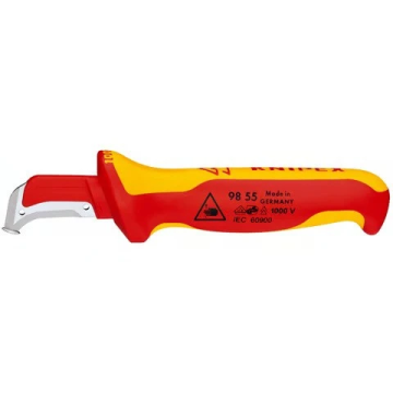 KNIPEX kabelmes met glijschoen 180mm VDE (9855)