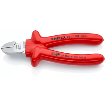 KNIPEX zijkniptang VDE verchroomd 160mm (7007160)