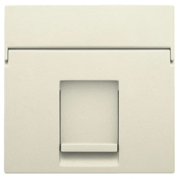 Niko centraalplaat data 1x RJ45 cream (100-65100)