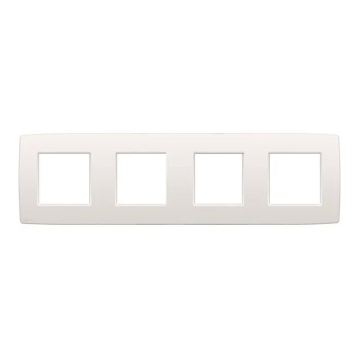 Niko afdekplaat 4 horizontaal/verticaal - 71mm centerafstand - Original White (101-76400)