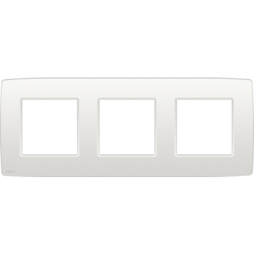 Niko afdekplaat 3 horizontaal/verticaal - 71mm centerafstand - Original White (101-76700)
