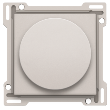 Niko centraalplaat voor draaiknopdimmer voor systemen met 1-10V stroomsturing - Original Light Grey (102-31000)